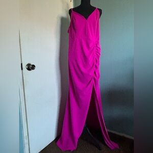 Emerald Sundae Vibrant Pink Maxi Dress